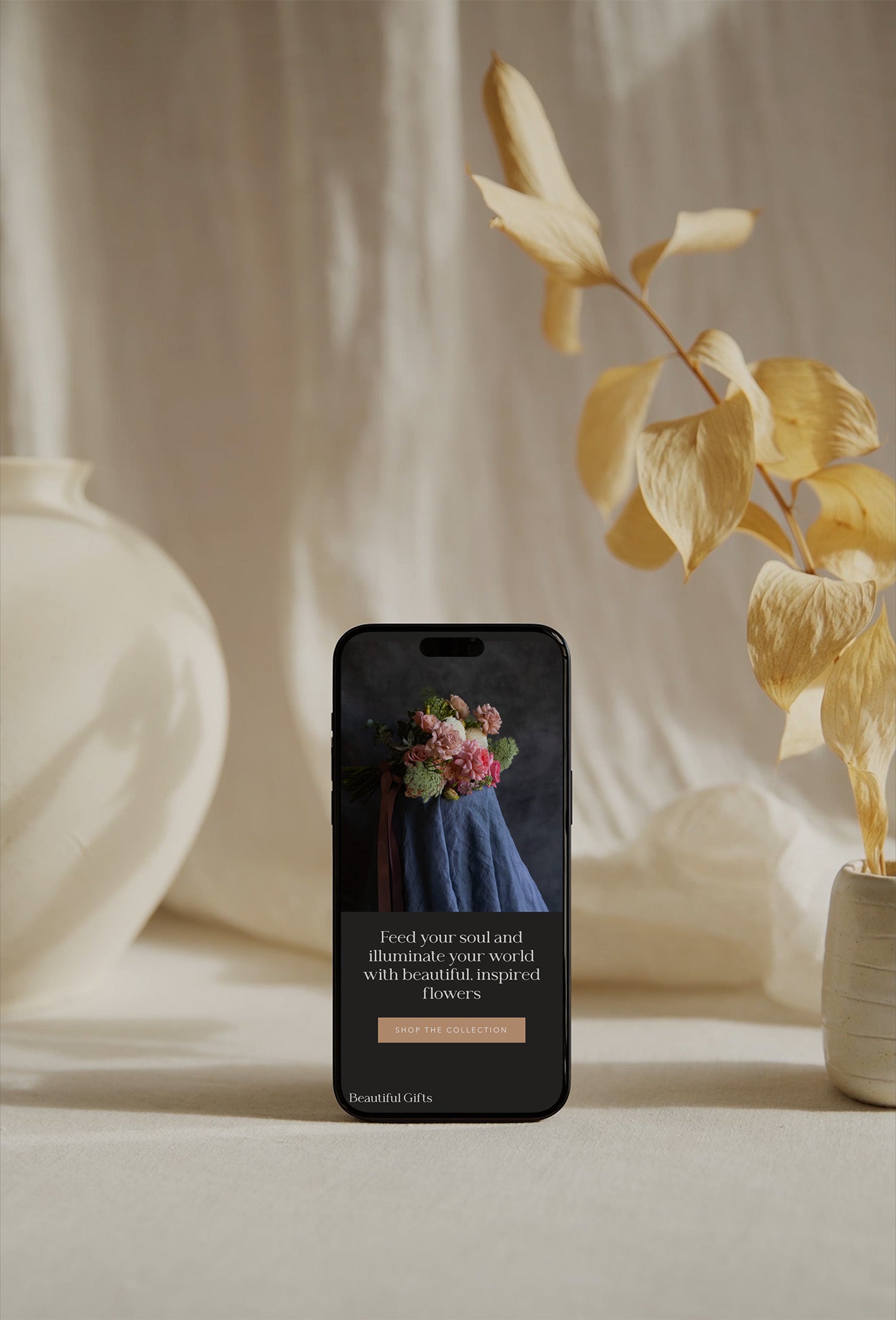 Shopify website for Haven Botanical - a flower shop in Byron Bay