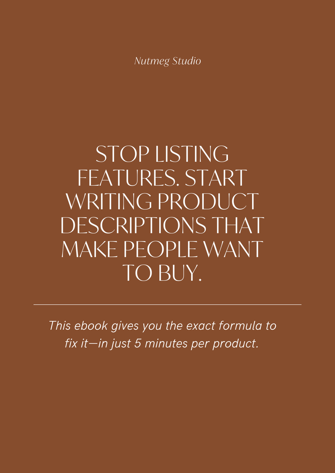 The Product Description Formula: Write Copy That Converts in 5 Minutes