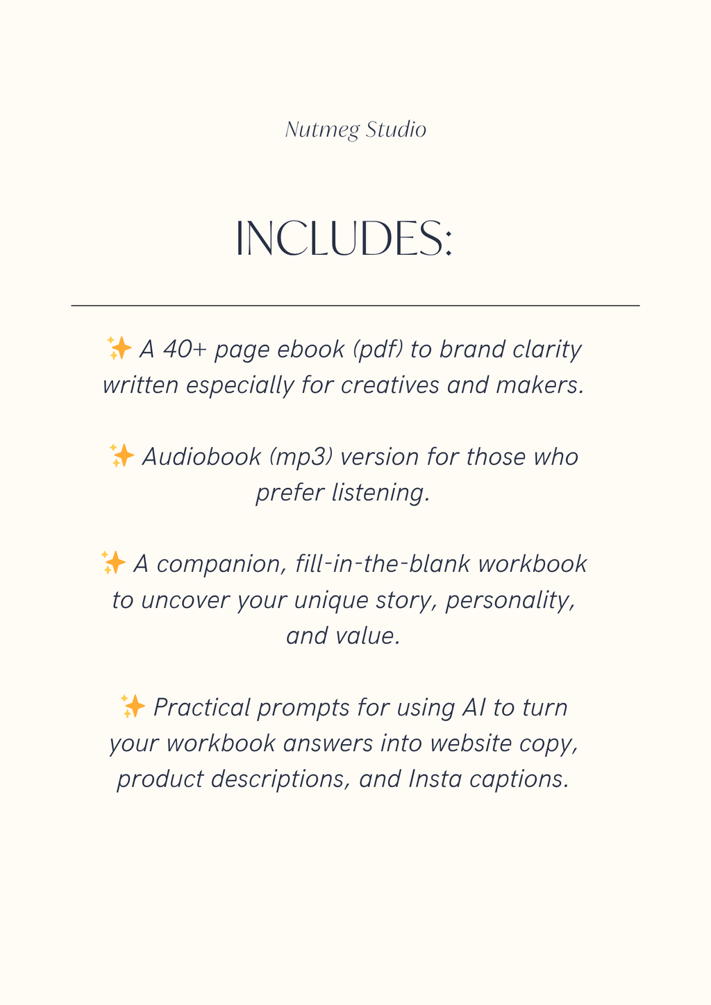 Beyond “Handmade with Love” Brand Clarity Kit