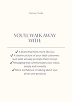 Beyond “Handmade with Love” Brand Clarity Kit