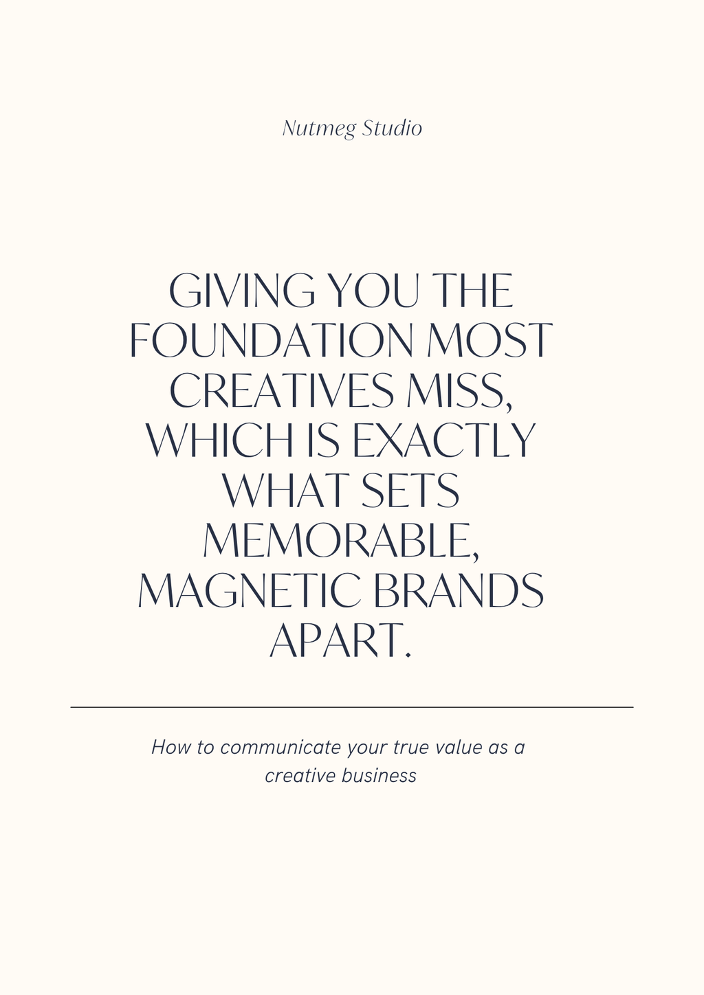 Beyond “Handmade with Love” Brand Clarity Kit
