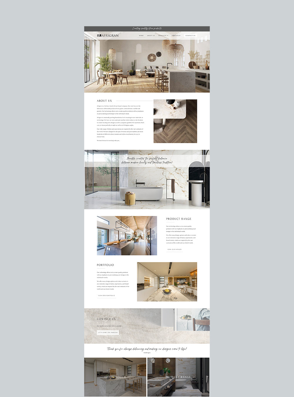 Afrigran WordPress Website Makeover