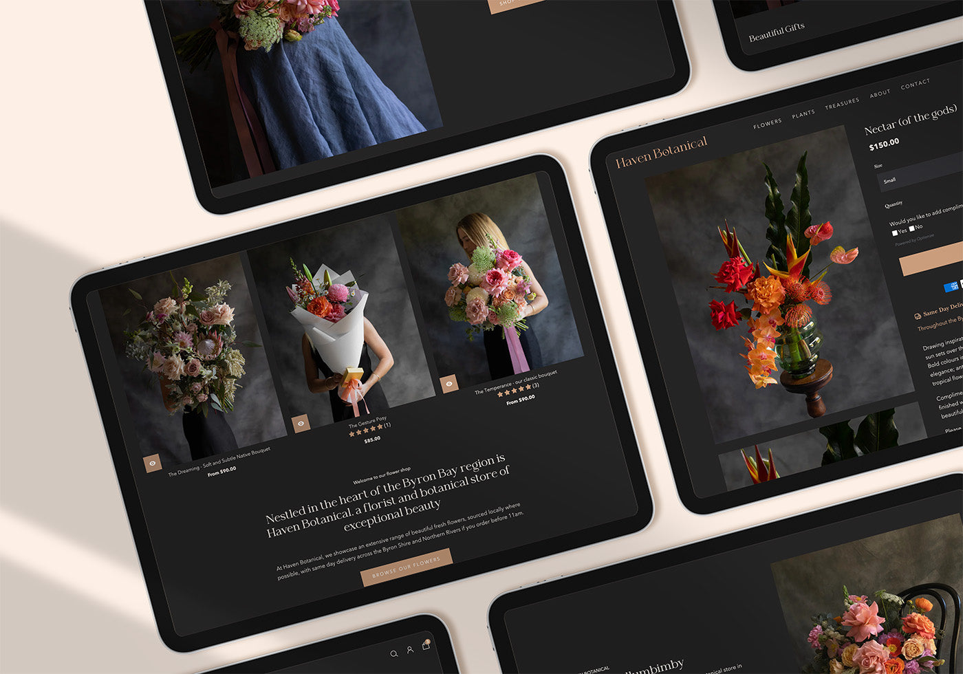 Haven Botanical Shopify Website Redesign