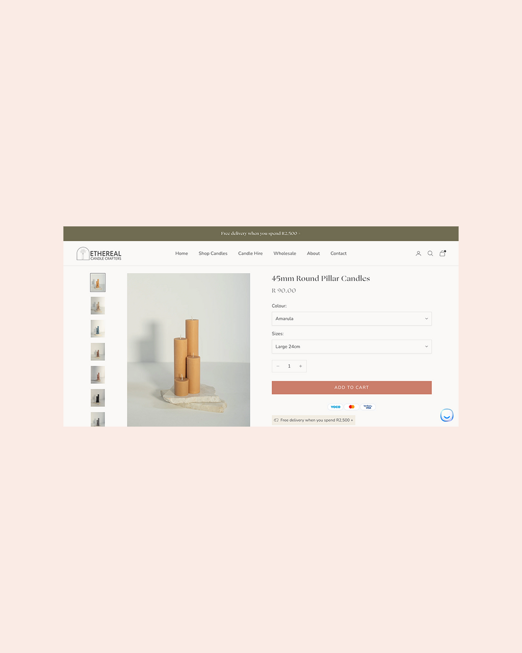 Ethereal Candle Crafters - WordPress to Shopify Migration