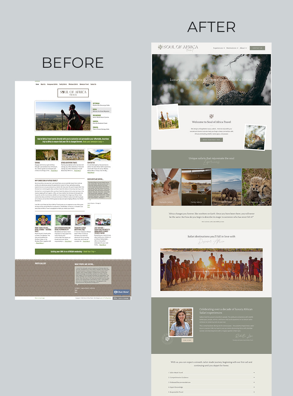 Soul of Africa WordPress Transformation